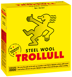 Trollull Ståluld / Slibeuld i rulle 450 gr finhed 0000