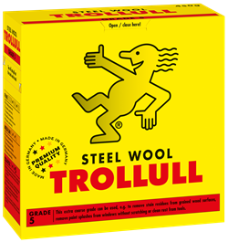 Trollull Ståluld / Slibeuld i rulle 450 gr finhed 5